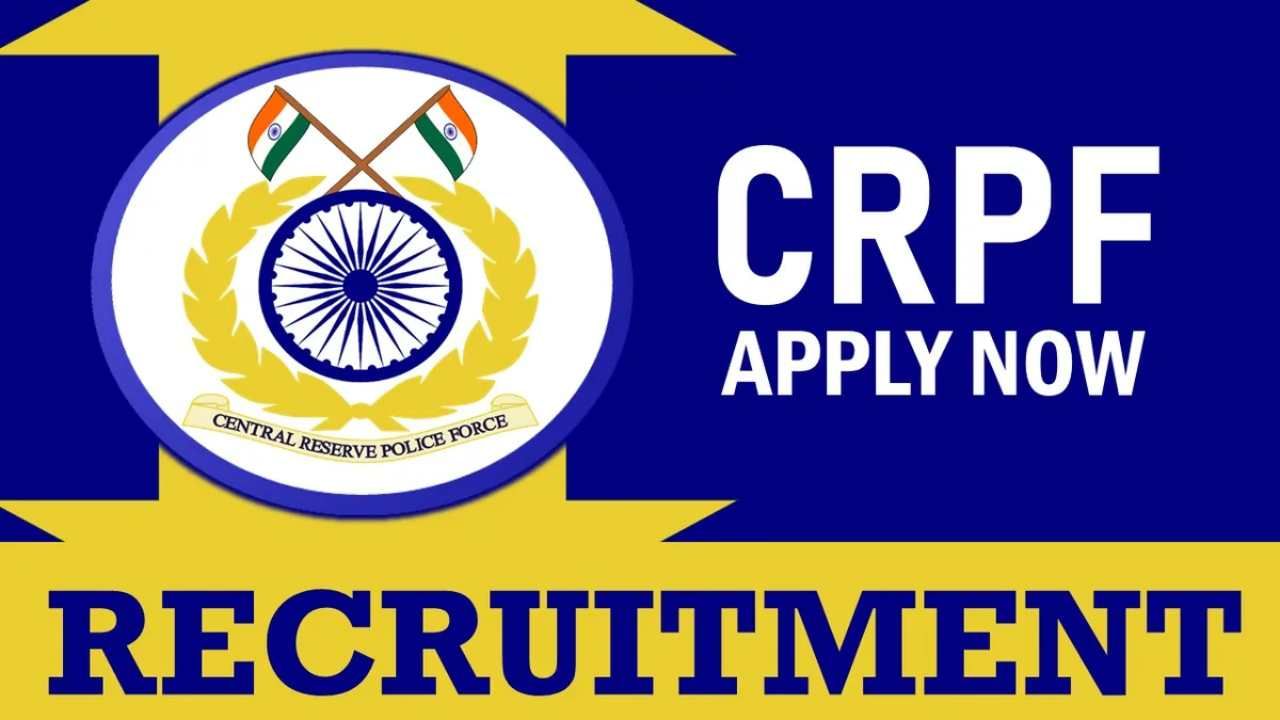 CRPF Recruitment 2024 169 ಕನಸಟಬಲ ಹದದಗಳಗ ಆನಲನನಲಲ