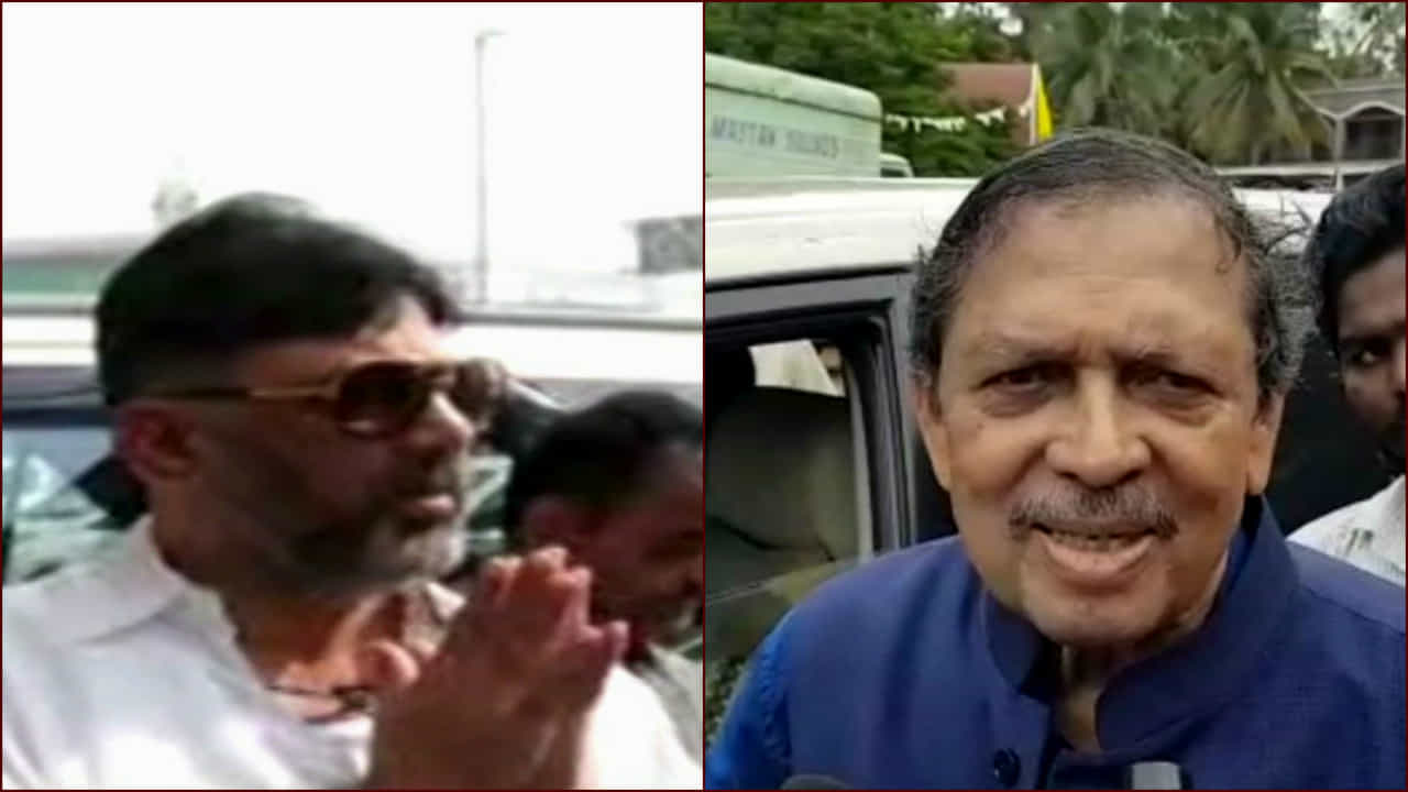 ಬೆಂಗಳೂರಿಗೆ ಬರುತ್ತಿರುವ ಡಿಕೆಶಿಗೆ ಭರ್ಜರಿ ಸ್ವಾಗತ, ನ್ಯಾ.ಸಂತೋಷ್ ಹೆಗ್ಡೆ ಏನಂದ್ರು? ಬೆಂಗಳೂರಿಗೆ ಬರುತ್ತಿರುವ ಡಿಕೆಶಿಗೆ ಭರ್ಜರಿ ಸ್ವಾಗತ, ನ್ಯಾ.ಸಂತೋಷ್ ಹೆಗ್ಡೆ ಏನಂದ್ರು?
