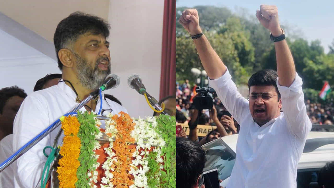 ‘ತೇಜಸ್ವಿ ಪಂಕ್ಚರ್ ಹೇಳಿಕೆ’ಗೆ ಡಿಕೆ ಶಿವಕುಮಾರ್ ಏನಂದ್ರು ಗೊತ್ತಾ? ‘ತೇಜಸ್ವಿ ಪಂಕ್ಚರ್ ಹೇಳಿಕೆ’ಗೆ ಡಿಕೆ ಶಿವಕುಮಾರ್ ಏನಂದ್ರು ಗೊತ್ತಾ?