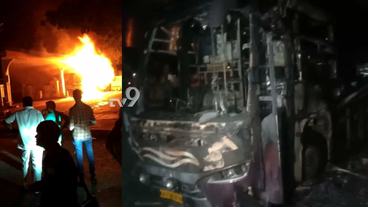 ಮಡಿವಾಳ ಪೆಟ್ರೋಲ್ ಬಂಕ್ನಲ್ಲಿ ಹೊತ್ತಿ ಉರಿದ ಬಸ್, 34 ಪ್ರಯಾಣಿಕರು ಬಚಾವ್! ಮಡಿವಾಳ ಪೆಟ್ರೋಲ್ ಬಂಕ್ನಲ್ಲಿ ಹೊತ್ತಿ ಉರಿದ ಬಸ್, 34 ಪ್ರಯಾಣಿಕರು ಬಚಾವ್!
