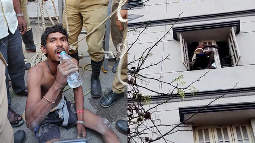 ಕಳ್ಳತನ ಮಾಡಲು ಬಂದು ರೆಡ್ಹ್ಯಾಂಡ್ ಆಗಿ ಸಿಕ್ಕಿಬಿದ್ದ ಖದೀಮ