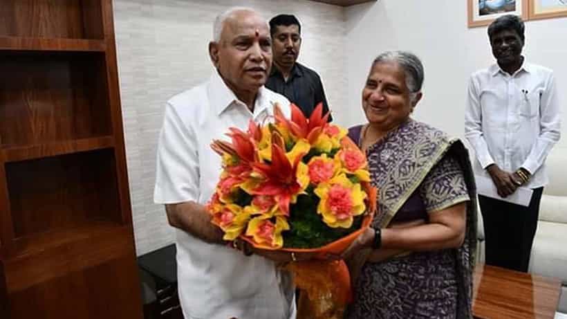 ಇನ್ಫಿ ಸುಧಾಮೂರ್ತಿ ನೇತೃತ್ವದಲ್ಲಿ ಪ್ರವಾಸೋದ್ಯಮ ಟಾಸ್ಕ್ಫೋರ್ಸ್ ಸ್ಥಾಪನೆ -ಯಡಿಯೂರಪ್ಪ