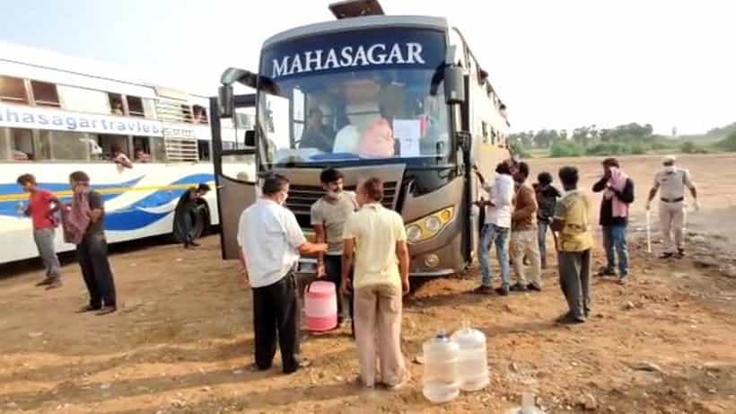 ಗುಜರಾತ್ನಲ್ಲಿ ಸಿಕ್ಕಿಹಾಕಿಕೊಂಡಿದ್ದ 4385 ಮೀನುಗಾರರು 56 ಬಸ್ಗಳಲ್ಲಿ ವಾಪಸ್!