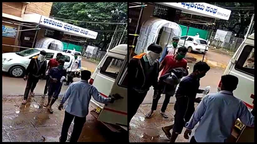 ಗಾಯಾಳು ಕೈಯಲ್ಲೇ ಗ್ಲೂಕೋಸ್ ಬಾಟಲ್ ಹಿಡಿಸಿ, ಆ್ಯಂಬುಲೆನ್ಸ್ ಹತ್ತಿಸಿಕೊಂಡ ಬಿಮ್ಸ್!