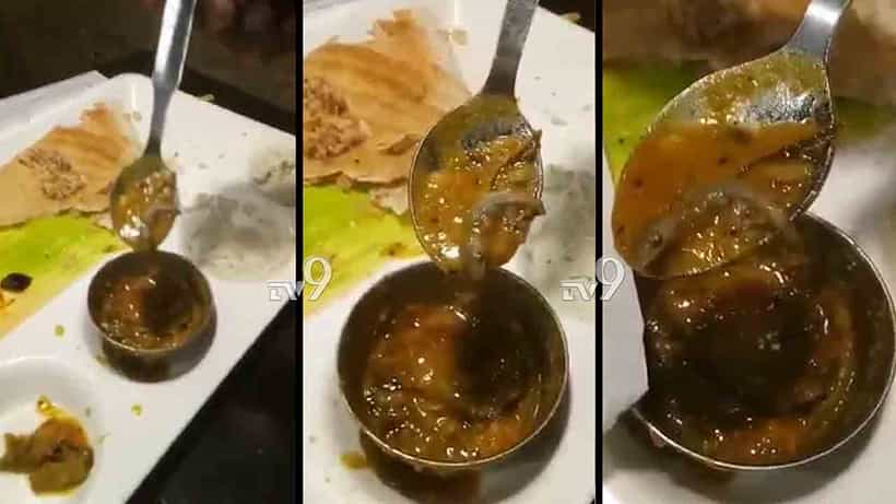 ಆ ಪ್ರತಿಷ್ಠಿತ ಹೋಟೆಲ್ನಲ್ಲಿ ಮಸಾಲೆ ದೋಸೆ ಜೊತೆ, ರಬ್ಬರಿನಂತೆ ಅರ್ಧ ಹಲ್ಲಿ ಹಲ್ಲಿಗೆ ಸಿಕ್ತು!