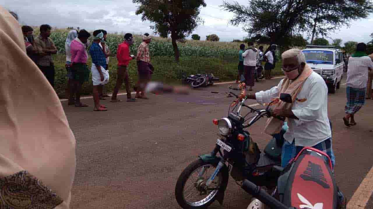 ಜಗಳೂರು ಬಳಿ ಎರಡು ಬೈಕ್ ಮುಖಾಮುಖಿ, ಇಬ್ಬರು ಸವಾರರ ಸಾವು