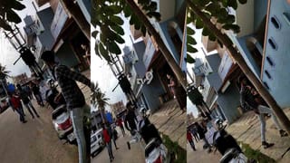 US ನಿಂದ ವಾಪಸ್​ ಆದ ಮಗನನ್ನ ಕಂಡು ಶಾಸಕ ರೇಣುಕಾಚಾರ್ಯ ಆನಂದಬಾಷ್ಪ