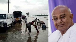 ಬೆಳೆ ನಾಶದಿಂದ ಬೇಸತ್ತು ನದಿ ಪಾಲಾಗ್ತೀವಿ ಅಂತಾ ಮರವೇರಿದ ತಾಯಿ-ಮಗ, ಮುಂದೇನಾಯ್ತು?