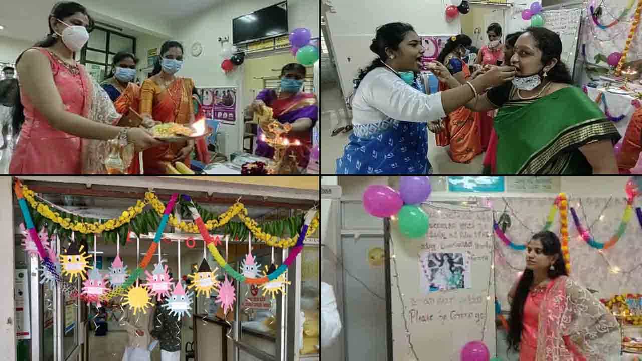 ನಮ್ಮನ್ನು ಒಂದುಗೂಡಿಸಿದ್ದಕ್ಕೆ ಥ್ಯಾಂಕ್ಸ್ ಕೊರೊನಾ -NS ಪಾಳ್ಯ ಆರೋಗ್ಯ ಸಿಬ್ಬಂದಿ ಡಿಫರೆಂಟ್ ದಸರಾ! ನಮ್ಮನ್ನು ಒಂದುಗೂಡಿಸಿದ್ದಕ್ಕೆ ಥ್ಯಾಂಕ್ಸ್ ಕೊರೊನಾ -NS ಪಾಳ್ಯ ಆರೋಗ್ಯ ಸಿಬ್ಬಂದಿ ಡಿಫರೆಂಟ್ ದಸರಾ!
