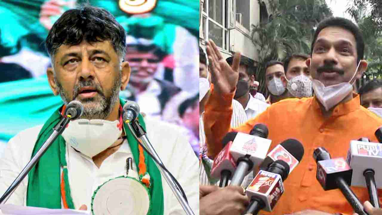 ಕಾನೂನಿಗೆ ಹೆದರೋದು ಯಾಕೆ?.. ನೀವು ಧೈರ್ಯವಂತ ಬಂಡೆ -ಡಿಕೆಶಿಗೆ ಕಟೀಲ್ ವ್ಯಂಗ್ಯ