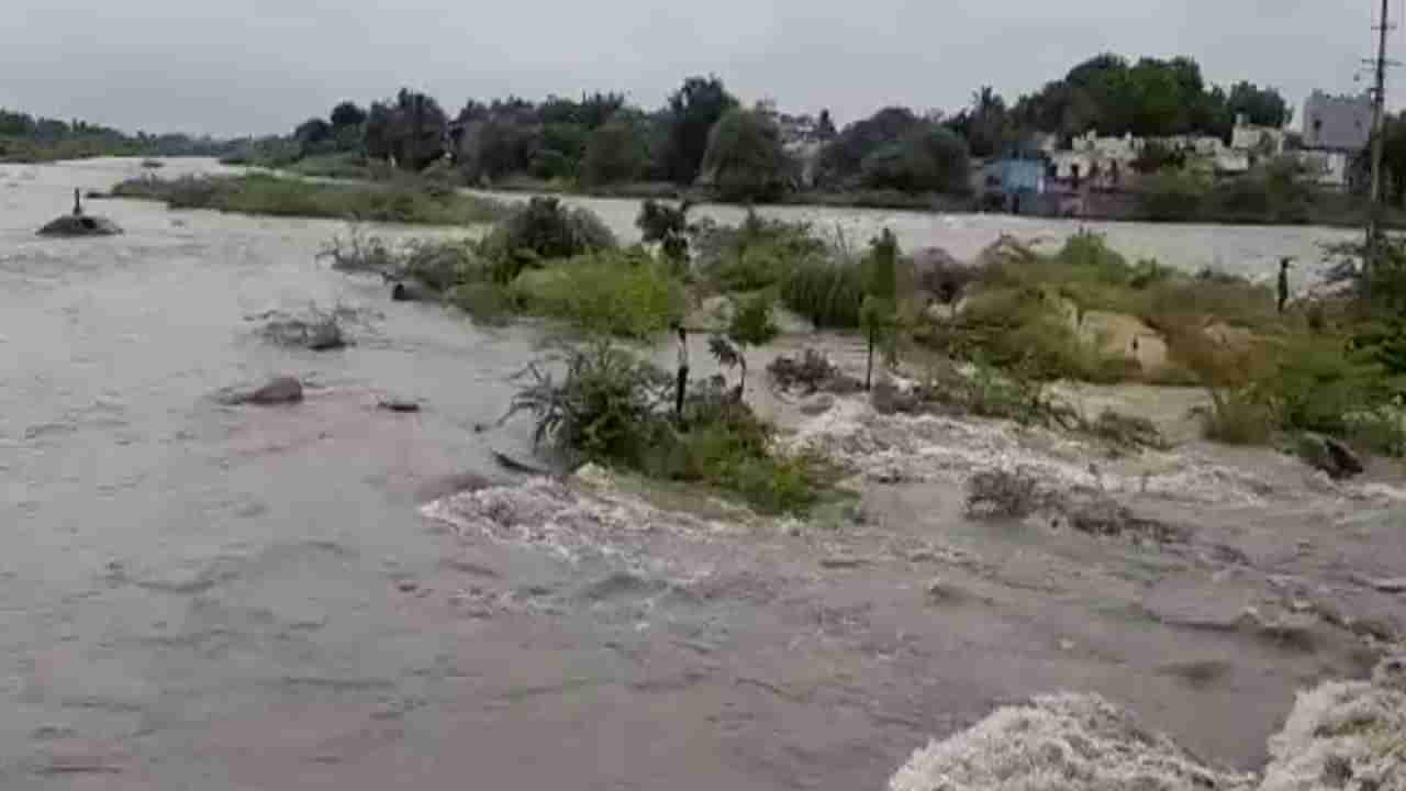 ಮಸ್ಕಿ ಹಳ್ಳ ದಂಡೆ ಸೇತುವೆ ಬಳಿ ಸಿಲುಕಿರುವ ವ್ಯಕ್ತಿಗಳು, ಪ್ರಾಣ ರಕ್ಷಣೆಗಾಗಿ ಪರದಾಟ