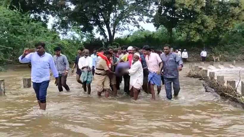 ಸತತ 5 ಗಂಟೆ ಶೋಧ ಬಳಿಕ ರೈತ ಶಿವಪುತ್ರ ನಾಟೀಕಾರ ದೇಹ ಪತ್ತೆ