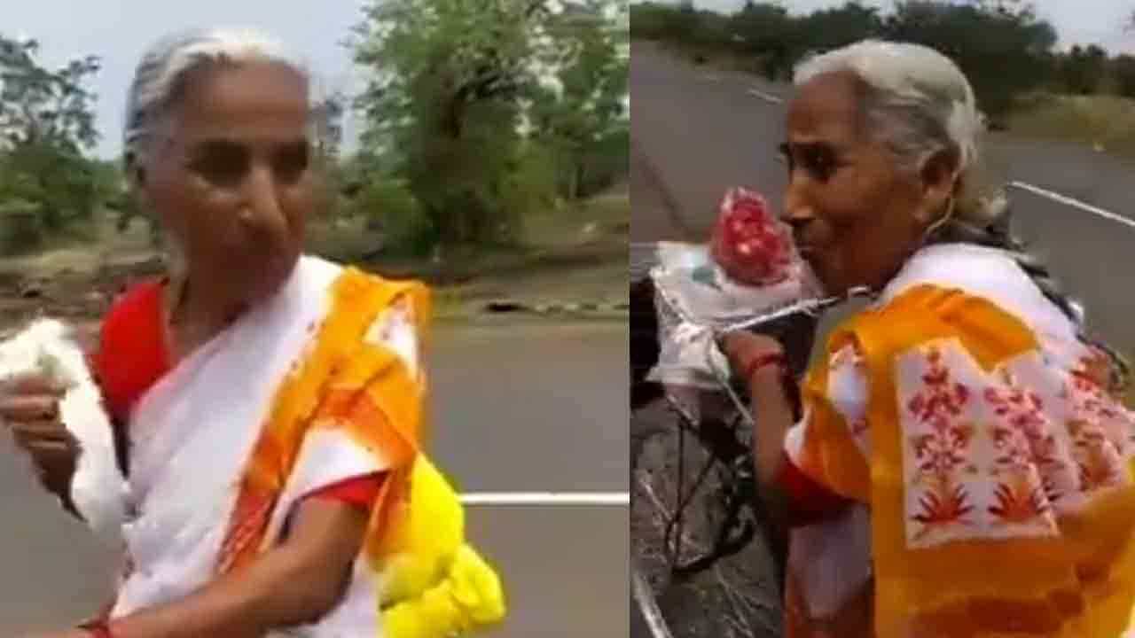 ಮಹಾರಾಷ್ಟ್ರ to ಜಮ್ಮು-ಕಾಶ್ಮೀರ: ವೈಷ್ಣೋದೇವಿಯ ಸನ್ನಿಧಾನಕ್ಕೆ ವೃದ್ಧೆಯ ‘ಸೈಕಲ್’ಯಾತ್ರೆ! ಮಹಾರಾಷ್ಟ್ರ to ಜಮ್ಮು-ಕಾಶ್ಮೀರ: ವೈಷ್ಣೋದೇವಿಯ ಸನ್ನಿಧಾನಕ್ಕೆ ವೃದ್ಧೆಯ ‘ಸೈಕಲ್’ಯಾತ್ರೆ!