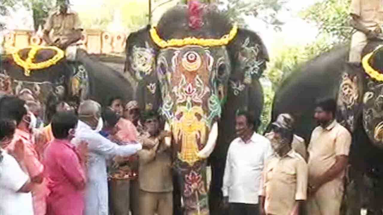 ಮೊದಲ ಬಾರಿಗೆ ಚಿನ್ನದ ಅಂಬಾರಿ ಹೊತ್ತ ಅಭಿಮನ್ಯು ಸೇರಿದಂತೆ ಗಜಪಡೆಗೆ ಆತ್ಮೀಯ ಬೀಳ್ಕೊಡುಗೆ.. ಮೊದಲ ಬಾರಿಗೆ ಚಿನ್ನದ ಅಂಬಾರಿ ಹೊತ್ತ ಅಭಿಮನ್ಯು ಸೇರಿದಂತೆ ಗಜಪಡೆಗೆ ಆತ್ಮೀಯ ಬೀಳ್ಕೊಡುಗೆ..