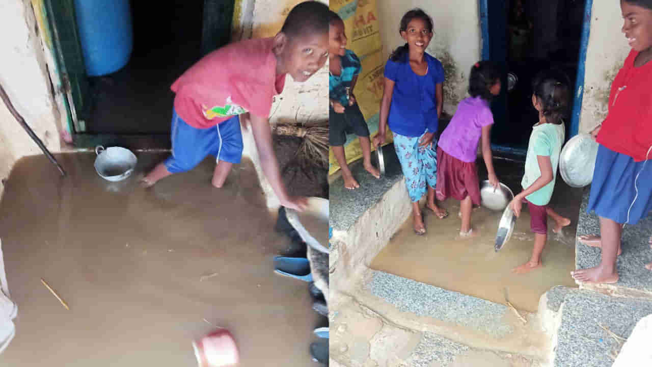 ಗದಗ ಮಳೆ ಅಬ್ಬರ: ಹದಗೆಟ್ಟ ರಸ್ತೆಯಲ್ಲಿ ಸಿಲುಕಿ ಪ್ರಯಾಣಿಕರ ಪರದಾಟ, ಮನೆಗಳು ಜಲಾವೃತ