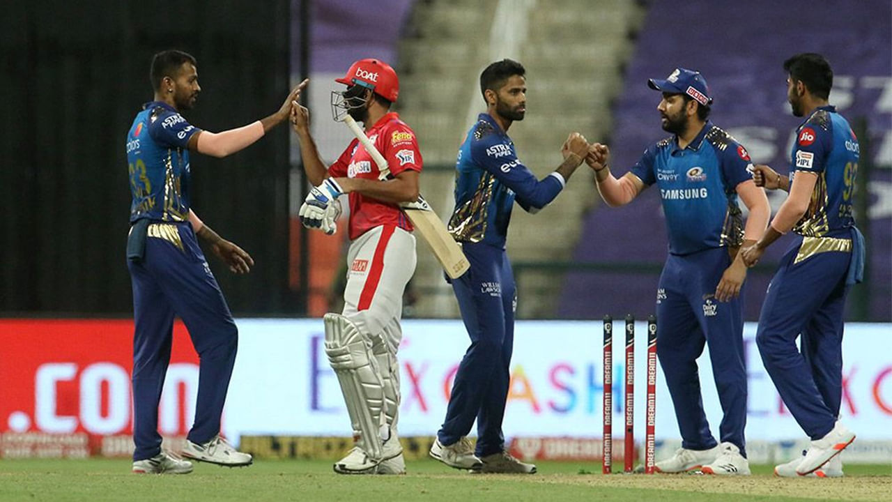 IPL 2020: ಮುಂಬೈ ಹಾಗೂ ಪಂಜಾಬ್​ ನಡುವಿನ ಹಣಾಹಣಿಯ ಫೋಟೊಗಳಿವು..