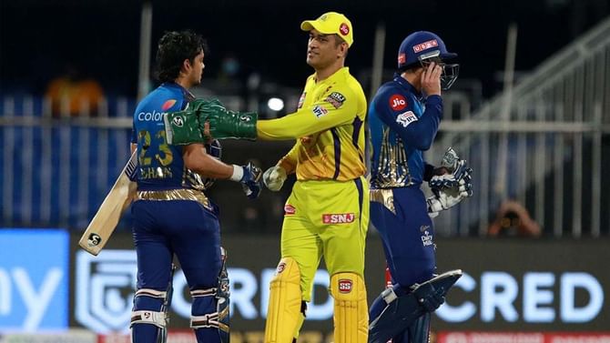 IPL 2020: MI vs CSK ಮುಂಬೈ ಆರ್ಭಟಕ್ಕೆ ಬೆದರಿದ ಚೆನ್ನೈಗೆ 10 ವಿಕೆಟ್ಗಳ ಹೀನಾಯ ಸೋಲು IPL 2020: MI vs CSK ಮುಂಬೈ ಆರ್ಭಟಕ್ಕೆ ಬೆದರಿದ ಚೆನ್ನೈಗೆ 10 ವಿಕೆಟ್ಗಳ ಹೀನಾಯ ಸೋಲು