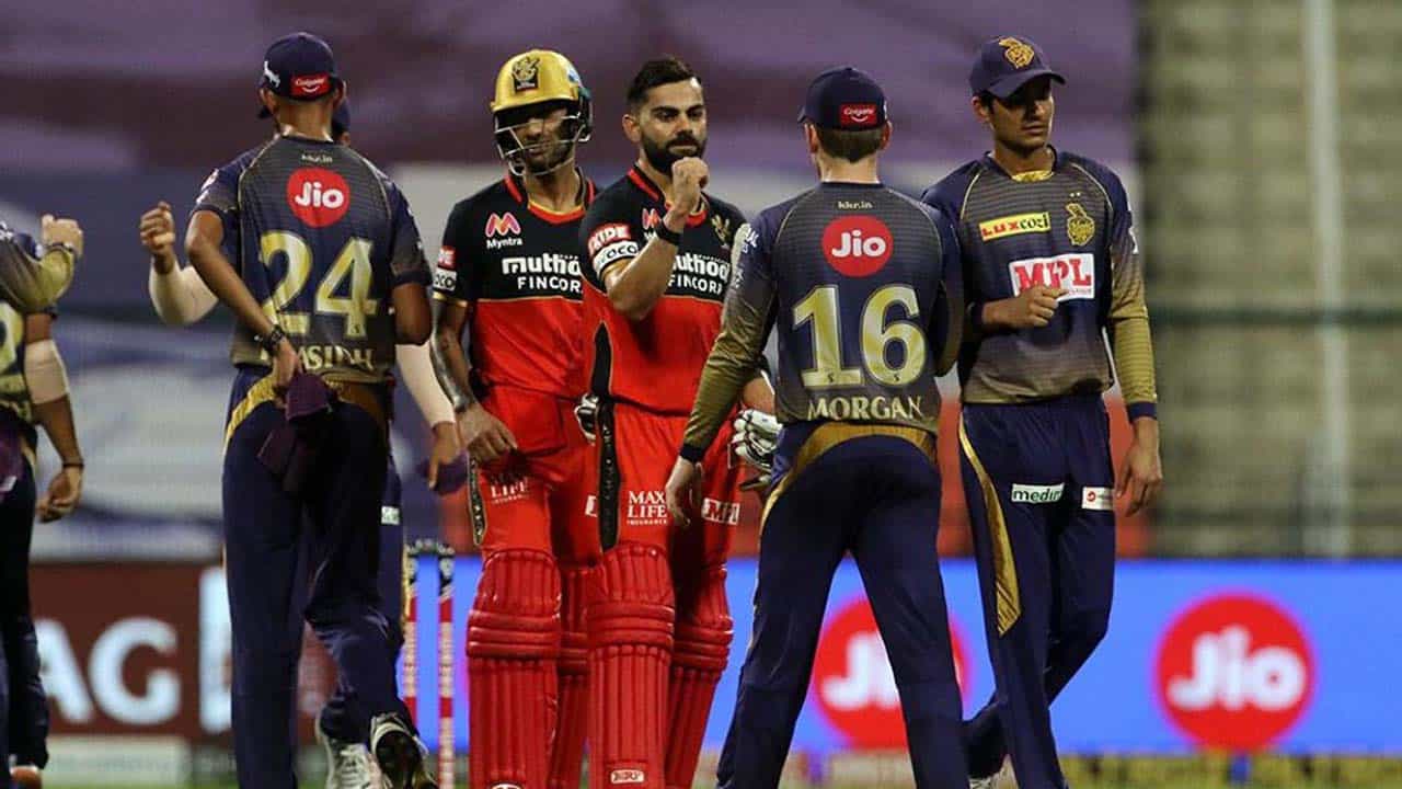 IPL 2020: RCB vs KKR ಆರ್ಸಿಬಿ ಅಬ್ಬರಕ್ಕೆ ನಲುಗಿದ ಕೊಲ್ಕತ್ತಾ, ಕೊಹ್ಲಿ ಬಳಗಕ್ಕೆ 8 ವಿಕೆಟ್ಗಳ ಜಯ IPL 2020: RCB vs KKR ಆರ್ಸಿಬಿ ಅಬ್ಬರಕ್ಕೆ ನಲುಗಿದ ಕೊಲ್ಕತ್ತಾ, ಕೊಹ್ಲಿ ಬಳಗಕ್ಕೆ 8 ವಿಕೆಟ್ಗಳ ಜಯ
