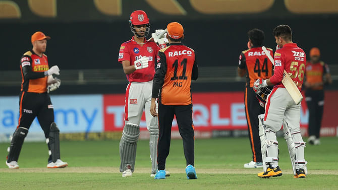 IPL 2020: SRH vs KXIP ಹೈದ್ರಾಬಾದ್​ ಮಾರಕ ದಾಳಿ, ಪಂಜಾಬ್​ಗೆ 69 ರನ್​ಗಳ ಹೀನಾಯ ಸೋಲು