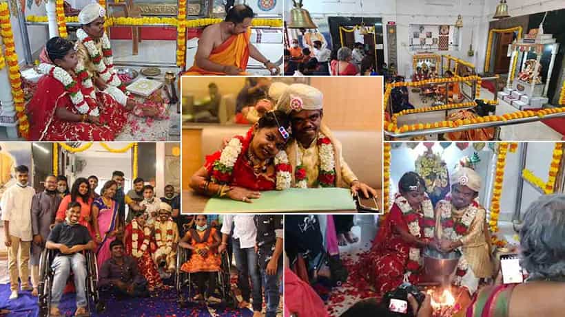 ‘ಶಾರ್ಟ್’ & ಸ್ವೀಟ್ ಲವ್ ಮ್ಯಾರೇಜ್! ಉದ್ಯಾನ ನಗರಿಯಲ್ಲಿ ಸಪ್ತಪದಿ ತುಳಿದ ಅಪರೂಪದ ಜೋಡಿ..