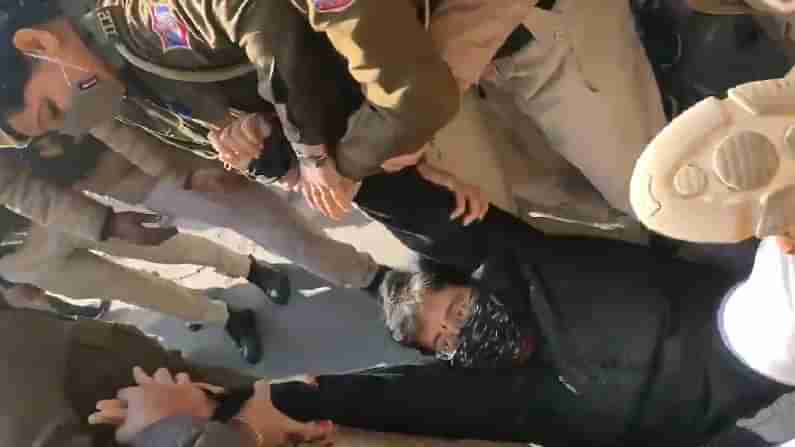 ಅಮಿತ್ ಶಾ ಮನೆ ಎದುರು ಪ್ರತಿಭಟನೆಗೆ ಮುಂದಾದ ಆಪ್ ನಾಯಕರು ಪೊಲೀಸರ ವಶಕ್ಕೆ