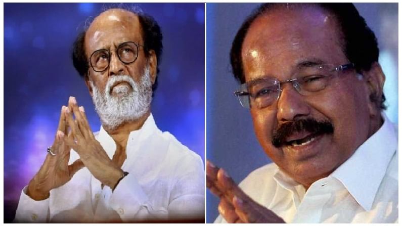 ರಾಜಕೀಯದಲ್ಲಿ ರಜನಿಕಾಂತ್​ಗೆ ಯಶ ಸಿಗೋಲ್ಲ: ವೀರಪ್ಪ ಮೊಯಿಲಿ