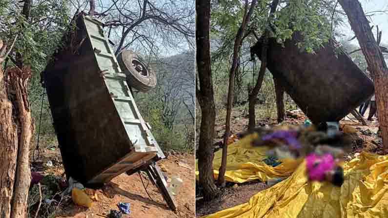 ಮರಕ್ಕೆ ಟ್ರ್ಯಾಕ್ಟರ್ ಡಿಕ್ಕಿ: ವೀರಭದ್ರೇಶ್ವರ ದೇವಸ್ಥಾನಕ್ಕೆ ತೆರಳುತ್ತಿದ್ದ ಐವರು ಸ್ಥಳದಲ್ಲೇ ಸಾವು
