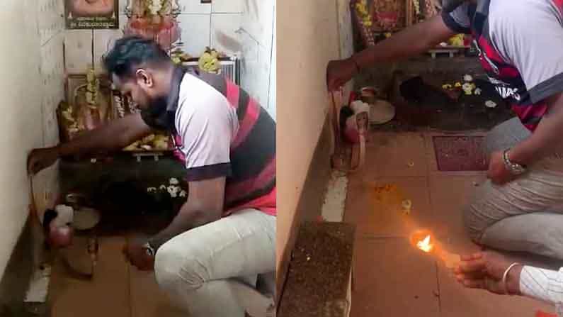 ದೇವರ ಕೋಣೆಯಲ್ಲಿ ನಾಗರಹಾವು ಪ್ರತ್ಯಕ್ಷ.. ಕರ್ಪೂರ ಹಚ್ಚಿ ಆರತಿ ಬೆಳಗಿ ಕಾಡಿಗೆ ಬಿಟ್ಟುಬಂದ್ರು ದೇವರ ಕೋಣೆಯಲ್ಲಿ ನಾಗರಹಾವು ಪ್ರತ್ಯಕ್ಷ.. ಕರ್ಪೂರ ಹಚ್ಚಿ ಆರತಿ ಬೆಳಗಿ ಕಾಡಿಗೆ ಬಿಟ್ಟುಬಂದ್ರು