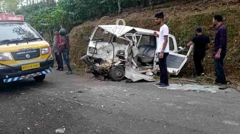ಮಡಿಕೇರಿಯಲ್ಲಿ ನಡೆದ ಭೀಕರ ಅಪಘಾತ; ಸ್ಥಳದಲ್ಲೇ ಇಬ್ಬರ ಸಾವು