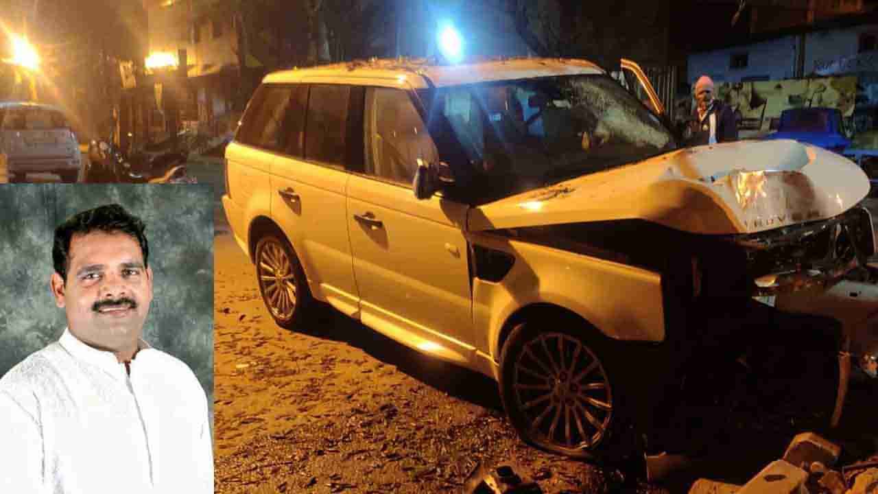 ನಿದ್ರೆಯ ಮಂಪರು: ಮಾಜಿ ಶಾಸಕ ಅನಿಲ್ ಲಾಡ್ ರೇಂಜ್ ರೋವರ್ ಅಪಘಾತ
