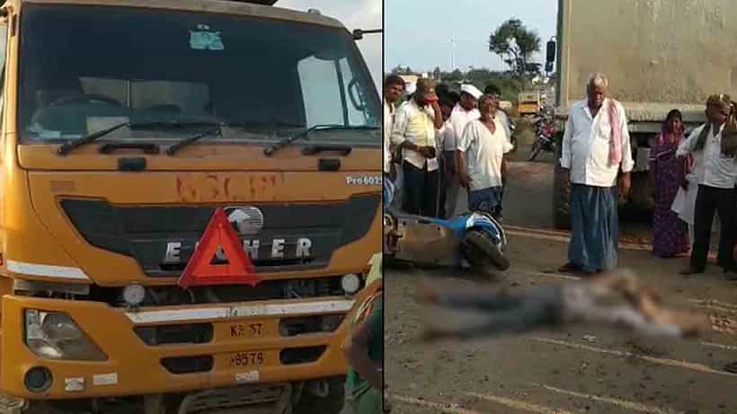 ಬೈಕ್ಗೆ ಹಿಂಬದಿಯಿಂದ ಮಣ್ಣು ಸಾಗಿಸುತ್ತಿದ್ದ ಟಿಪ್ಪರ್ ಡಿಕ್ಕಿ: ಸವಾರ ದುರ್ಮರಣ, ರೊಚ್ಚೆಗೆದ್ದ ಸ್ಥಳೀಯರು