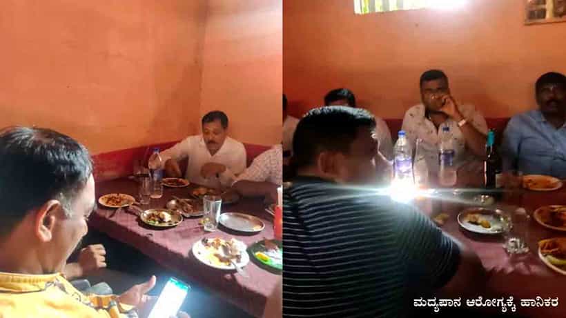 ಡ್ಯೂಟಿ ವೇಳೆ.. ಕ್ರಿಮಿನಲ್ ಹಿನ್ನೆಲೆಯ ವ್ಯಕ್ತಿ ಜೊತೆ ಎಣ್ಣೆ ಪಾರ್ಟಿ: CCB ಘಟಕದಿಂದ 8 ಸಿಬ್ಬಂದಿ ಟ್ರಾನ್ಸ್ಫರ್