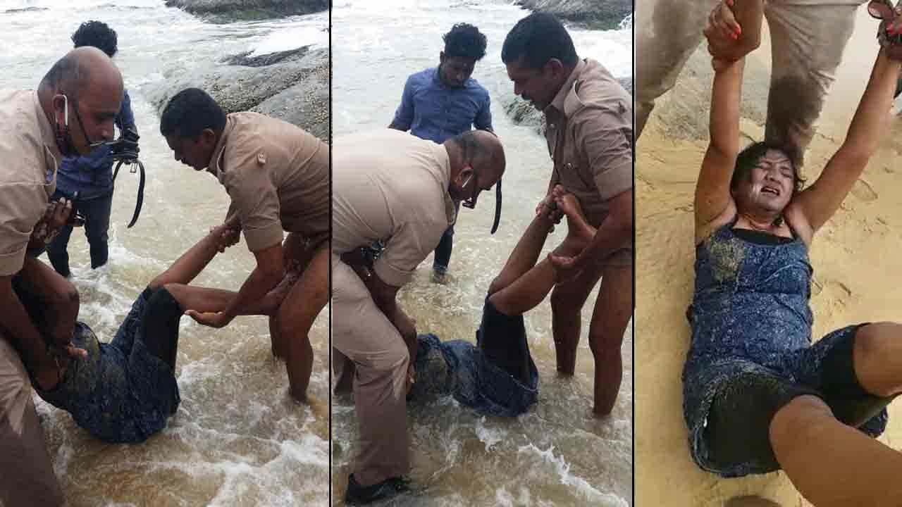 ಸೋಮೇಶ್ವರ ಬೀಚ್ನಲ್ಲಿ.. ಕ್ಷಣಾರ್ಧದಲ್ಲಿ ಸಮುದ್ರಪಾಲಾಗ್ತಿದ್ದ ಬೊಮ್ಮಸಂದ್ರದ ಯುವತಿಯ ರಕ್ಷಣೆ ಸೋಮೇಶ್ವರ ಬೀಚ್ನಲ್ಲಿ.. ಕ್ಷಣಾರ್ಧದಲ್ಲಿ ಸಮುದ್ರಪಾಲಾಗ್ತಿದ್ದ ಬೊಮ್ಮಸಂದ್ರದ ಯುವತಿಯ ರಕ್ಷಣೆ