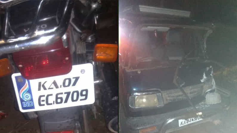 ಕಾರ್​-ಬೈಕ್ ಮಧ್ಯೆ ಡಿಕ್ಕಿ: ಬೈಕ್ ಸವಾರ ದುರ್ಮರಣ