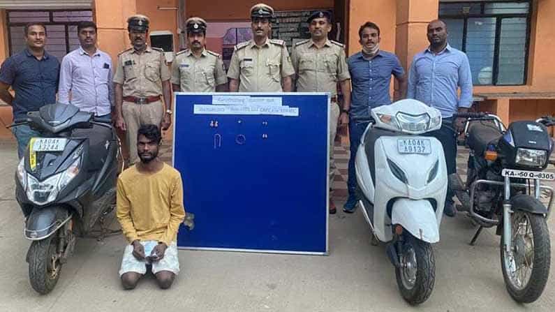ಬೈಕ್ ಕಳ್ಳತನ, ರಾಬರಿ ಮಾಡುತ್ತಿದ್ದ ಆರೋಪಿ ನ್ಯಾಯಾಂಗ ಬಂಧನಕ್ಕೆ