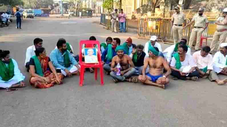 ಅಮಿತ್ ಶಾ ಭೇಟಿಗೆ ವಿರೋಧ; ಬೆಳಗಾವಿಯಲ್ಲಿ ಮುಂದುವರಿದ ರೈತರ ಪ್ರತಿಭಟನೆ