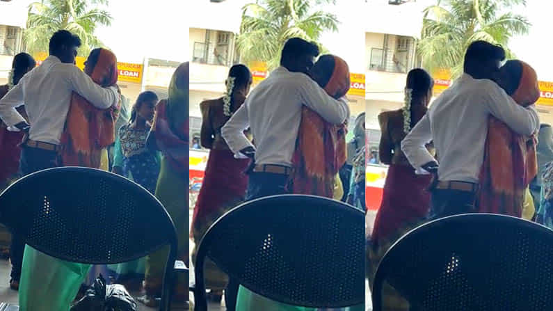 ಸಿಂಧನೂರು ಬಸ್ ನಿಲ್ದಾಣದಲ್ಲಿ ಮೈಮರೆತು ಚುಂಬಿಸಿದ ಜೋಡಿ! ಸಿಂಧನೂರು ಬಸ್ ನಿಲ್ದಾಣದಲ್ಲಿ ಮೈಮರೆತು ಚುಂಬಿಸಿದ ಜೋಡಿ!