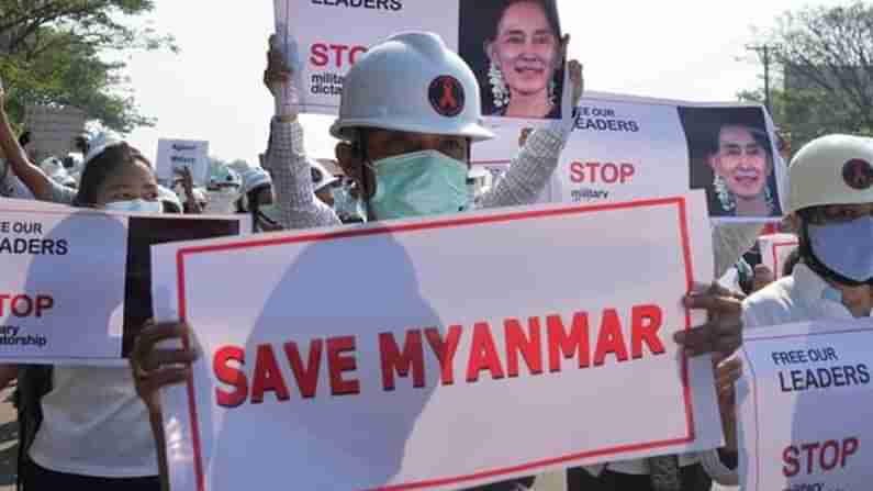 Myanmar: ಮ್ಯಾನ್ಮಾರ್​ನಲ್ಲಿ ತಡರಾತ್ರಿ ಗಸ್ತು ತಿರುಗಿದ ಸೇನಾ ವಾಹನಗಳು; ಅಂತರ್ಜಾಲ ಸೇವೆ ಸ್ಥಗಿತ