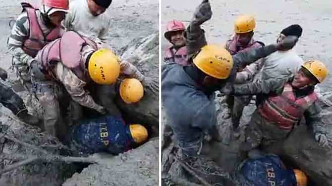 Uttarakhand Glacier Burst: ಸುರಂಗದಲ್ಲಿ ಸಿಲುಕಿದ್ದ ವ್ಯಕ್ತಿ ರಕ್ಷಣೆ; ಸೇನಾ ಕಾರ್ಯಾಚರಣೆಗೆ ದೇಶದ ಸೆಲ್ಯೂಟ್