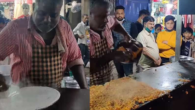 ಹಾರುವ ದೋಸೆ ನಂತರ ವೈರಲ್ ಆಯ್ತು ರಜನಿಕಾಂತ್ ಸ್ಟೈಲ್ ದೋಸೆ