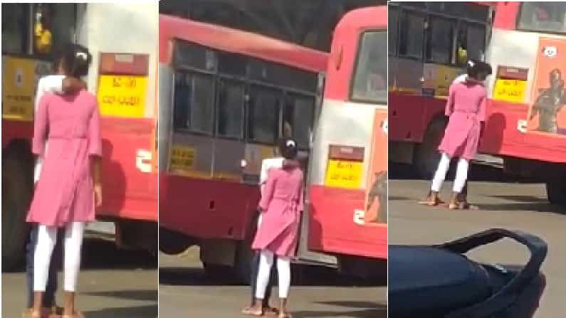 Valentines Day ಗೂ ಮುನ್ನ ಕೆ.ಆರ್. ಪೇಟೆ ಬಸ್ ನಿಲ್ದಾಣದಲ್ಲಿ ಮೈ ಮರೆತು ಚುಂಬಿಸಿದ ಯುವ ಜೋಡಿ.. ವಿಡಿಯೋ ಇದೆ ನೋಡಿ