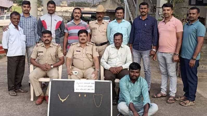 ಮನೆಗೆ ಕನ್ನ ಹಾಕಿ ಚಿನ್ನಾಭರಣ ದೋಚಿದ ಆರೋಪಿ ಬಂಧನ