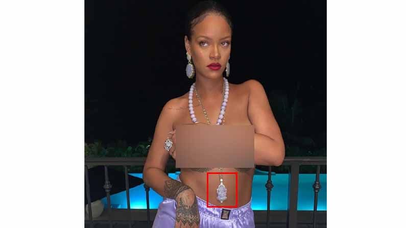 Rihanna | ಪಾಪ್ ತಾರೆ ರಿಹಾನ್ನಾ ಕೊರಳಲ್ಲಿ ಗಣೇಶನ ಹಾರ: ನಮ್ಮ ದೇವರಿಗೆ ಅವಮಾನ ಸಲ್ಲದು ಎಂದ ನೆಟ್ಟಿಗರು