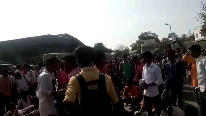 student protest in koppala