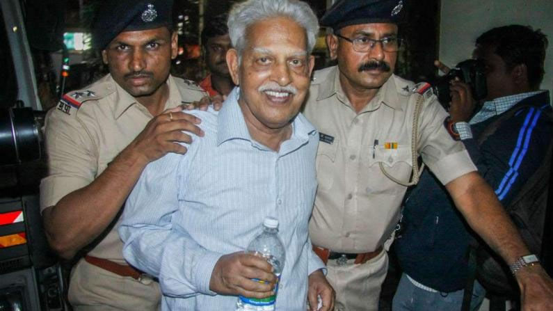 ಕವಿ ವರವರ ರಾವ್ಗೆ ಷರತ್ತು ಬದ್ಧ ಜಾಮೀನು ನೀಡಿದ ಬಾಂಬೇ ಹೈಕೋರ್ಟ್; ಮುಂಬೈ ಬಿಟ್ಟು ಹೋಗಬಾರದು..