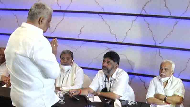 ಶಾಸಕ ಸಂಗಮೇಶ್ ಬೆನ್ನಿಗೆ ನಿಂತ ‘ಕೈ’ ಪಡೆ: ಮಾ.10ರಂದು ಭದ್ರಾವತಿಯಲ್ಲಿ ಧರಣಿ ನಡೆಸಲು ನಿರ್ಧಾರ