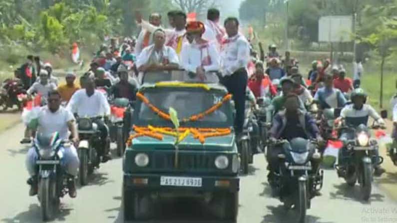 Assam Assembly Elections 2021: ಅಸ್ಸಾಂನಲ್ಲಿ '5 ಗ್ಯಾರಂಟಿ' ಯಾತ್ರೆಗೆ ಚಾಲನೆ ನೀಡಿದ ಕಾಂಗ್ರೆಸ್ Assam Assembly Elections 2021: ಅಸ್ಸಾಂನಲ್ಲಿ '5 ಗ್ಯಾರಂಟಿ' ಯಾತ್ರೆಗೆ ಚಾಲನೆ ನೀಡಿದ ಕಾಂಗ್ರೆಸ್