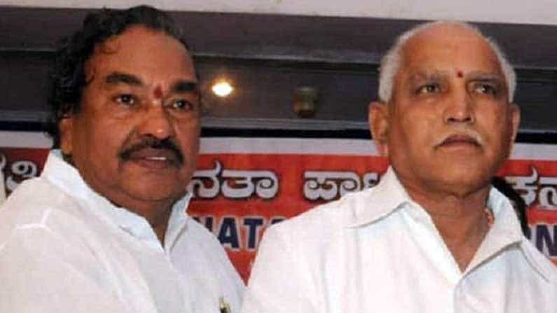 ಬಿಜೆಪಿಯಲ್ಲಿ ತಳಮಳ: ಸಿಎಂ ಬಿ.ಎಸ್.ಯಡಿಯೂರಪ್ಪ ಕಾರ್ಯವೈಖರಿ ವಿರುದ್ಧ ರಾಜ್ಯಪಾಲರು, ಹೈಕಮಾಂಡ್​ಗೆ ಈಶ್ವರಪ್ಪ ದೂರು