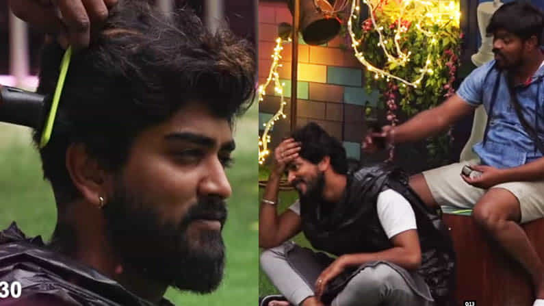 ಬಿಗ್ ಬಾಸ್ ಮನೆಯಲ್ಲಿ ಶಮಂತ್ ಕೂದಲಿಗೆ ಕತ್ತರಿ! ಇದು ಹೊಸಾ ಪನಿಶ್ಮೆಂಟ್? ಬಿಗ್ ಬಾಸ್ ಮನೆಯಲ್ಲಿ ಶಮಂತ್ ಕೂದಲಿಗೆ ಕತ್ತರಿ! ಇದು ಹೊಸಾ ಪನಿಶ್ಮೆಂಟ್?