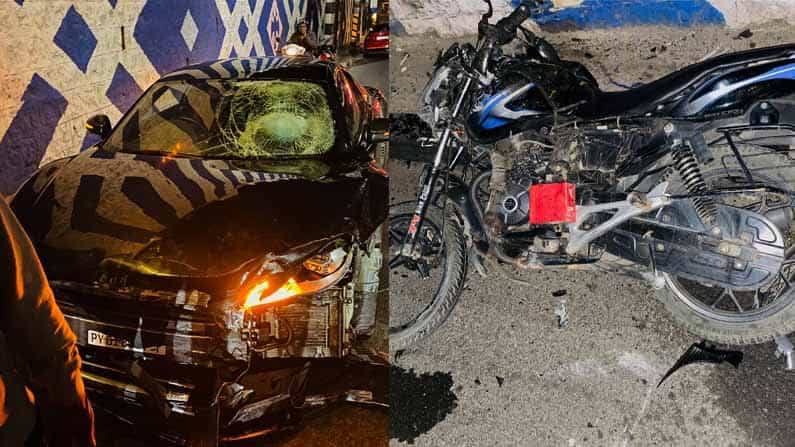 ಟೆಕ್ಕಿ ಕಿತಾಪತಿ: ಸ್ನೇಹಿತನ ಐಷಾರಾಮಿ ಕಾರಿನಲ್ಲಿ ಅತಿವೇಗದ ಚಾಲನೆ, ಬೈಕ್ ನಜ್ಜುಗುಜ್ಜಾಯಿತು! ಟೆಕ್ಕಿ ಕಿತಾಪತಿ: ಸ್ನೇಹಿತನ ಐಷಾರಾಮಿ ಕಾರಿನಲ್ಲಿ ಅತಿವೇಗದ ಚಾಲನೆ, ಬೈಕ್ ನಜ್ಜುಗುಜ್ಜಾಯಿತು!